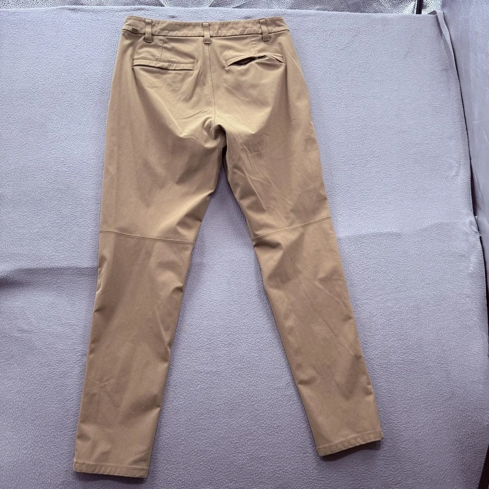 Lululemon Pants Mens 30x31 Beige Slim Fit Stretch Chino Casual Travel Office
